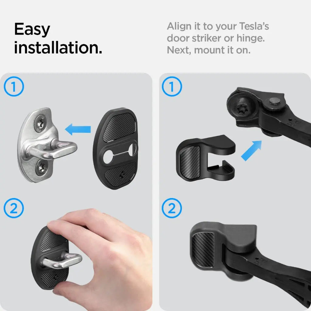 Tesla Model Y 2025 Refresh (Juniper) & Tesla Model 3 (2017-2025) Door Striker and Hinge Cover - Spigen Malaysia
