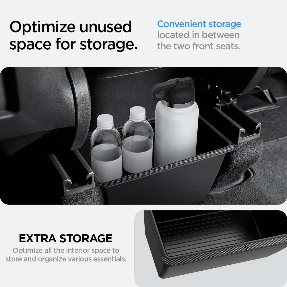 Tesla Model Y Juniper (2020-2026) Rear Center Console Storage Box TO223 - Spigen Malaysia