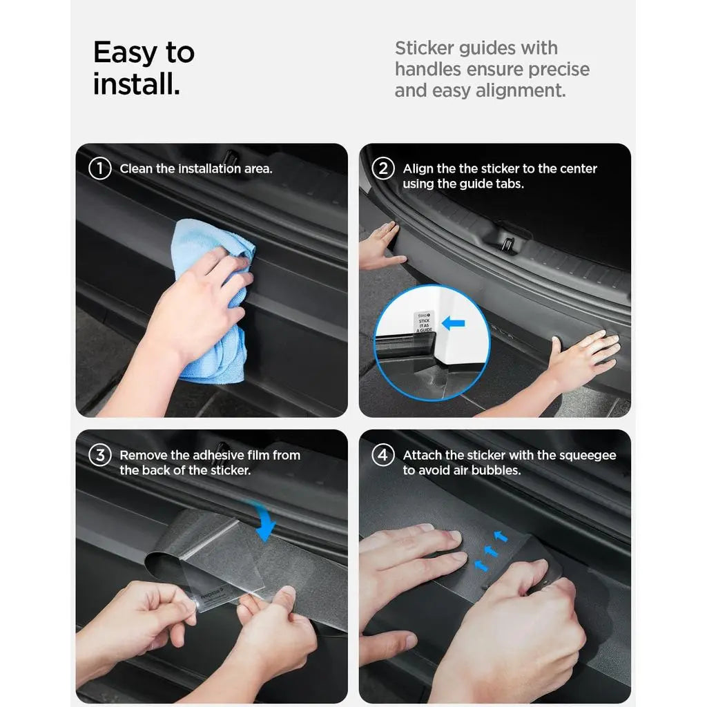 Tesla Model Y Juniper (2026/2025) Rear Bumper Protector ‎TG200-YJ - Spigen Malaysia