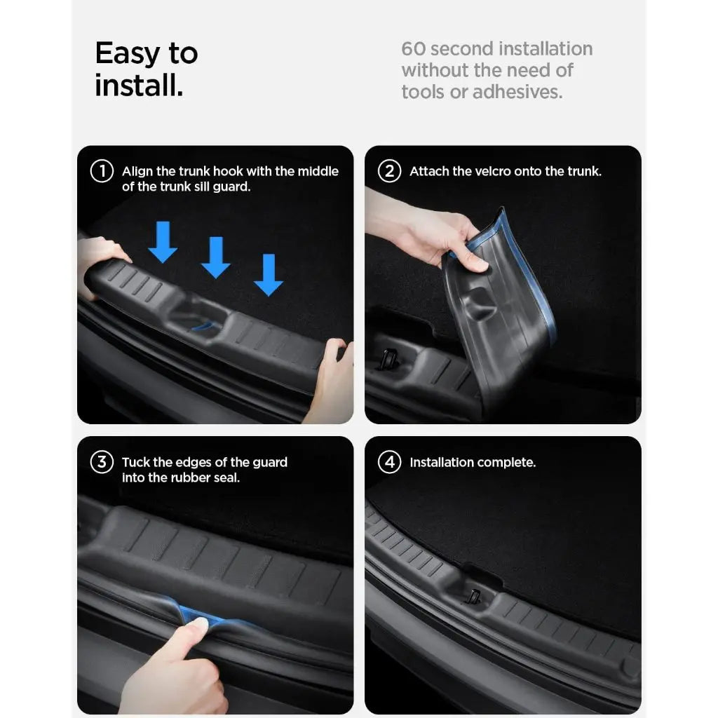 Tesla Model Y Juniper (2026/2025) Trunk Sill Guard TG100-YJ - Spigen Malaysia