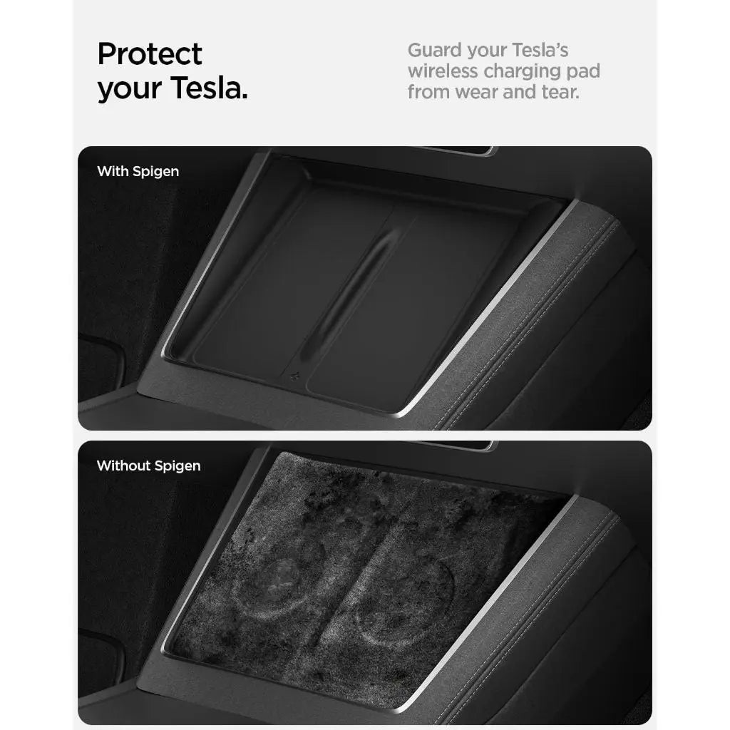 Tesla Model Y Juniper (2026 / 2025) Wireless Charging Pad Cover TO261JH - Spigen Malaysia
