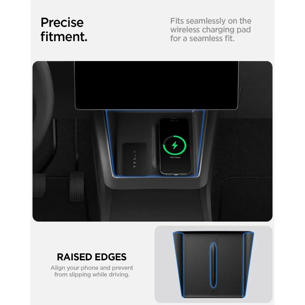 Tesla Model Y Juniper (2026 / 2025) Wireless Charging Pad Cover TO261JH - Spigen Malaysia