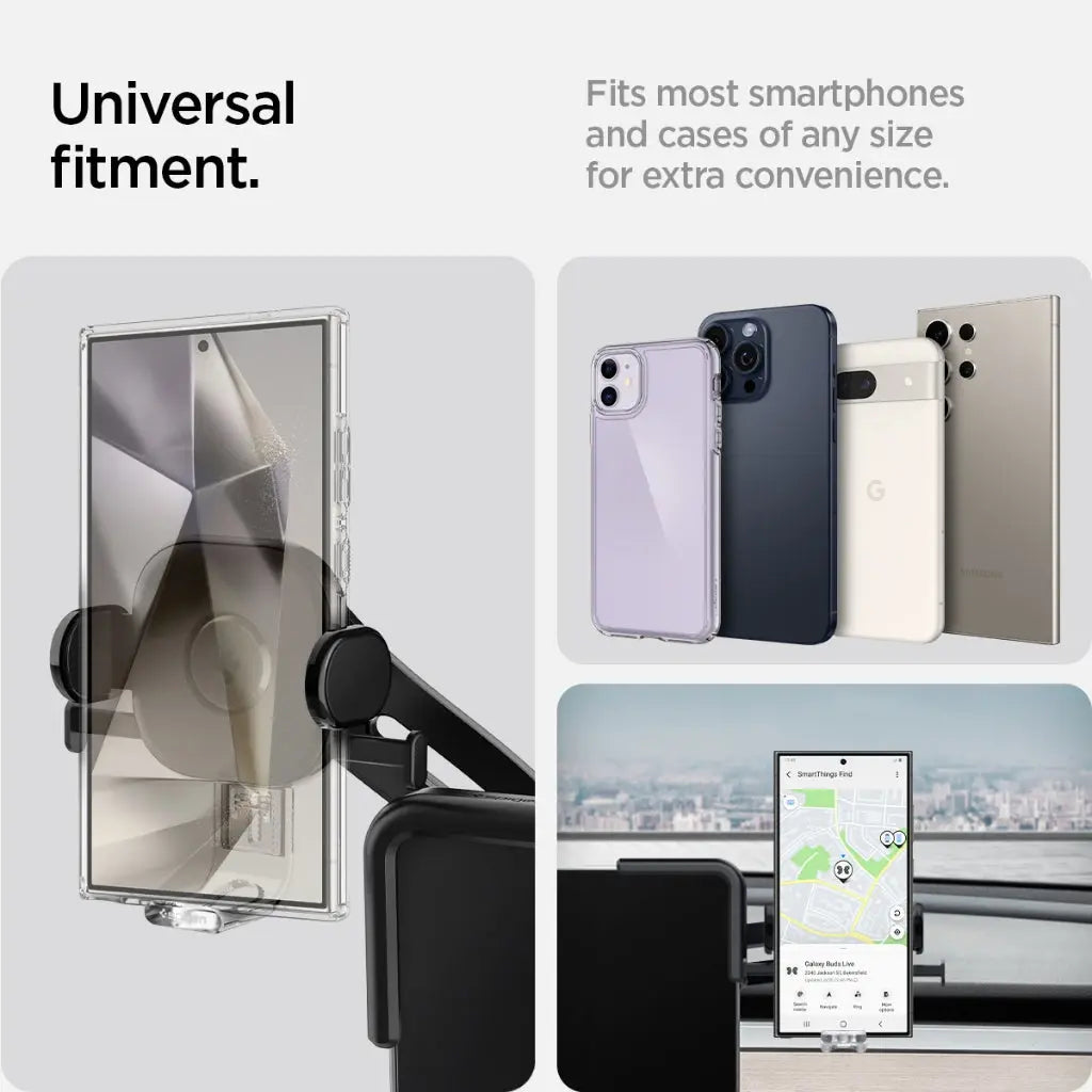 Tesla Model Y / Model 3 TapLock Universal Car Phone Holder - Spigen Malaysia