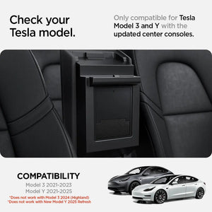 Tesla Model Y (2021-2025) / Model 3 (2021-2023) Center Console Storage Box - Spigen Malaysia