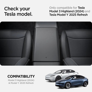 Tesla Model Y (2025) Juniper / Model 3 (2024-2025) Highland Center Console Armrest Cover - Spigen Malaysia