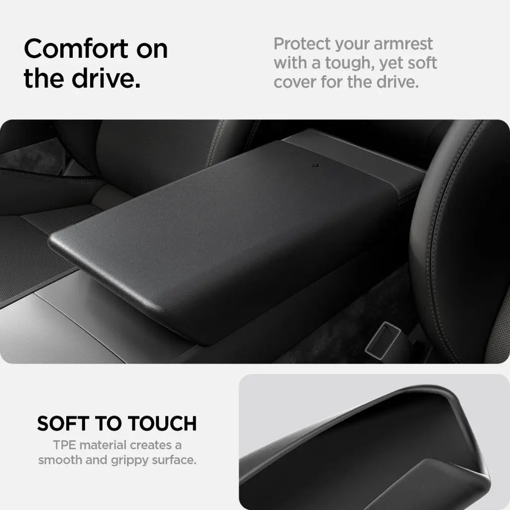 Tesla Model Y (2025) Juniper / Model 3 (2024-2025) Highland Center Console Armrest Cover - Spigen Malaysia
