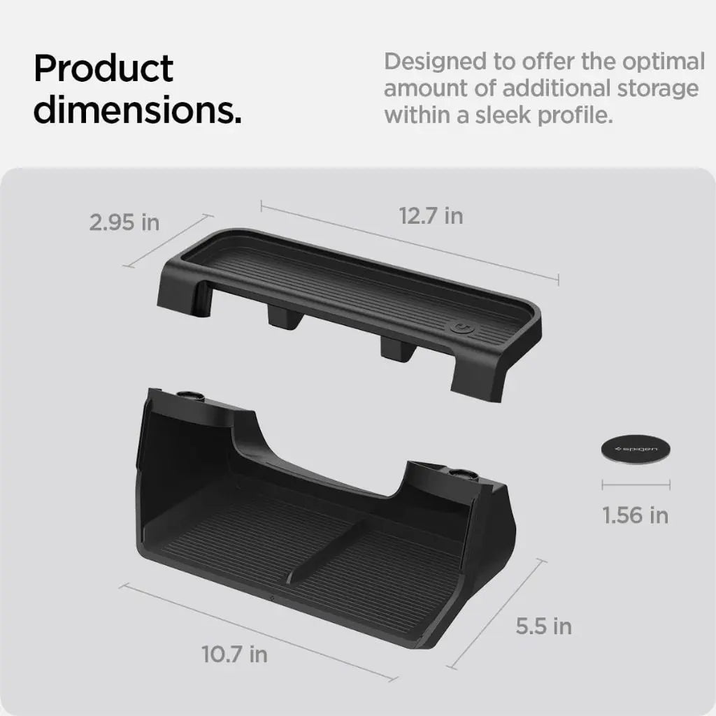 Tesla Model Y (2025) Juniper / Model 3 (2024-2025) Under Screen Storage Organizer - Spigen Malaysia