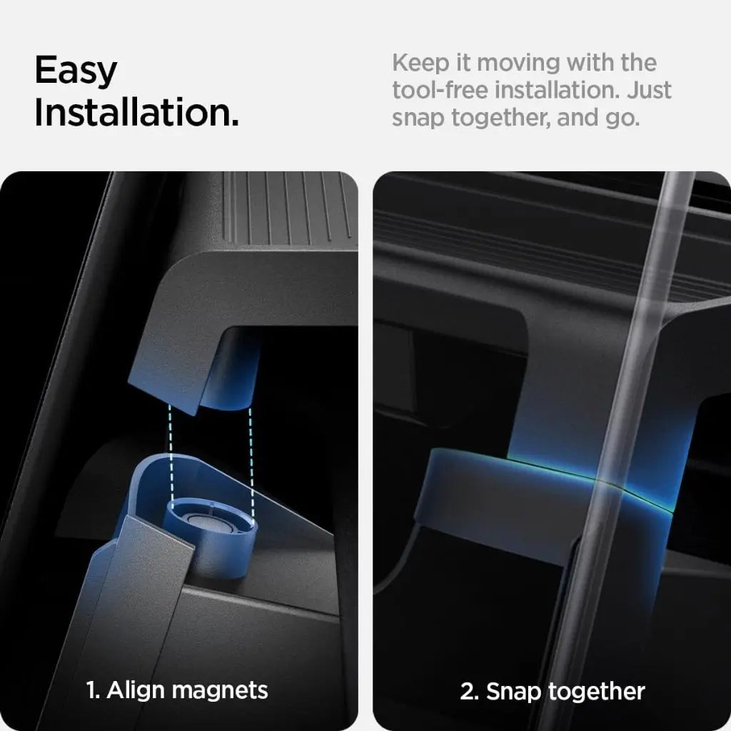 Tesla Model Y (2025) Juniper / Model 3 (2024-2025) Under Screen Storage Organizer - Spigen Malaysia