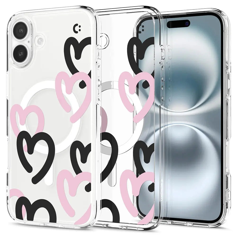 iPhone 16 Case Ultra Hybrid MagFit Hearts - Spigen Malaysia