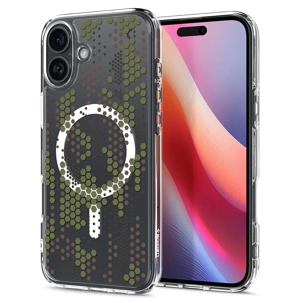 iPhone 16 Case Ultra Hybrid MagFit Digital Camo - Spigen Malaysia