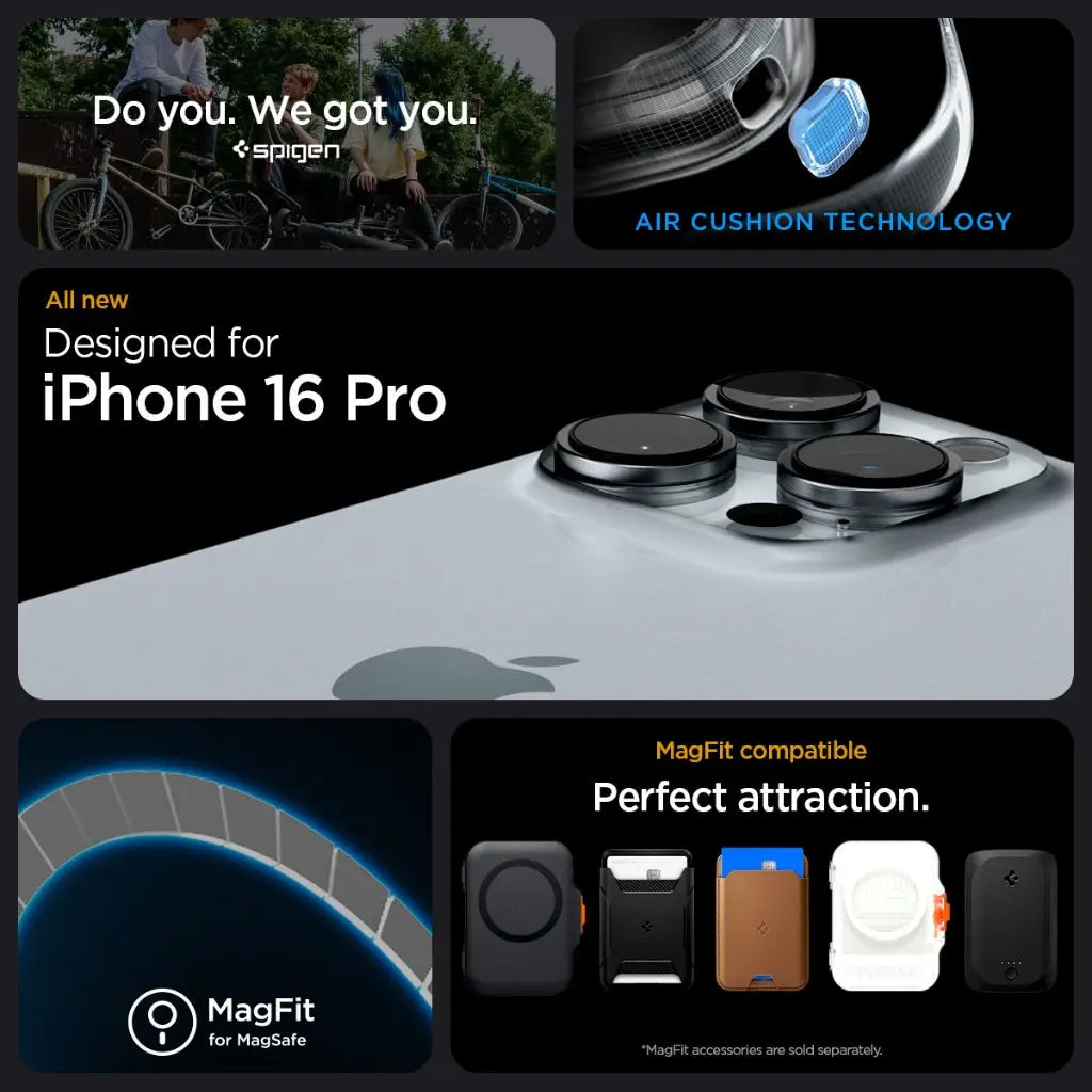iPhone 16 Pro Case Rugged Armor MagFit - Spigen Malaysia