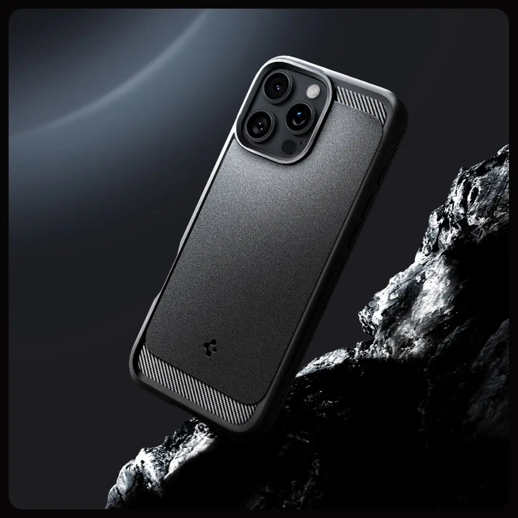 iPhone 16 Pro Case Rugged Armor MagFit - Spigen Malaysia