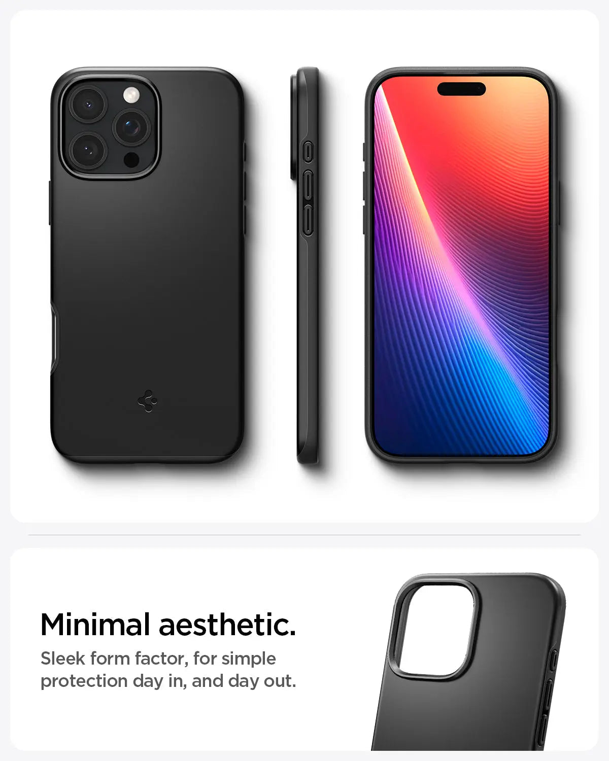 iPhone 16 Pro Case Thin Fit MagFit - Spigen Malaysia