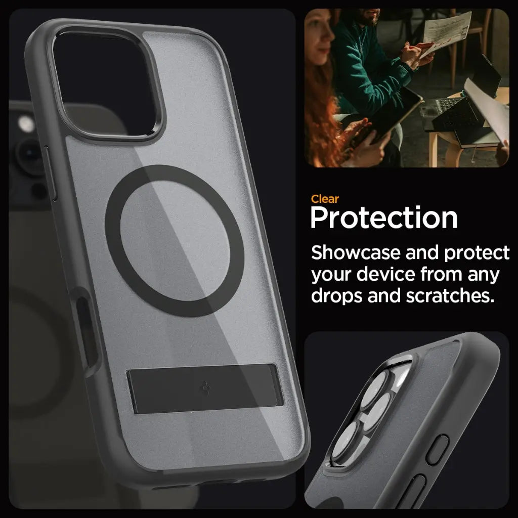 iPhone 16 Pro Case Ultra Hybrid S MagFit Frost - Spigen Malaysia