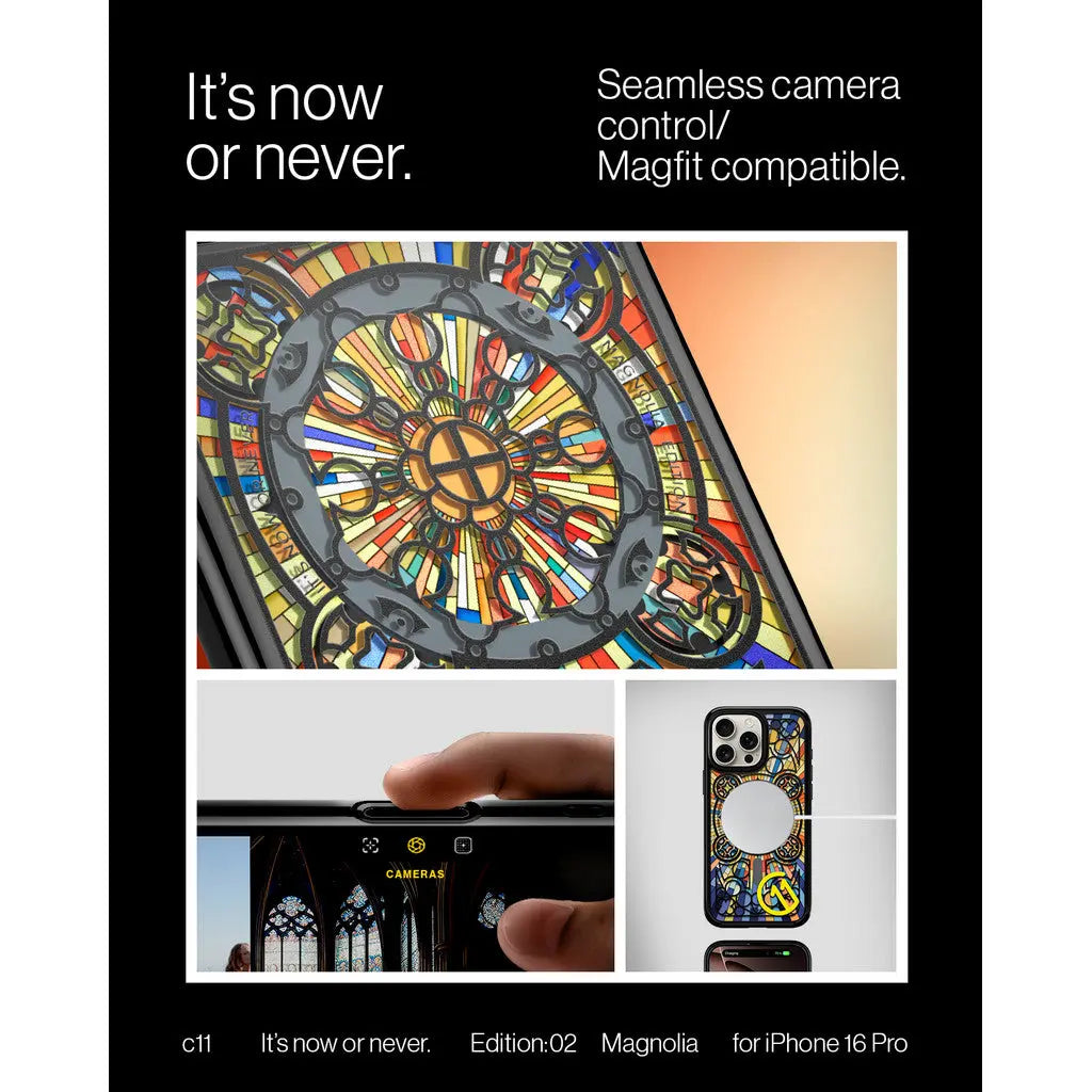 iPhone 16 Pro Case c11 Magnolia (MagFit + Camera Control) - Spigen Malaysia