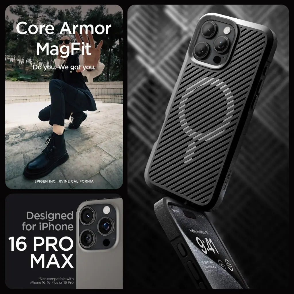 iPhone 16 Pro Max Case Core Armor MagFit - Spigen Malaysia