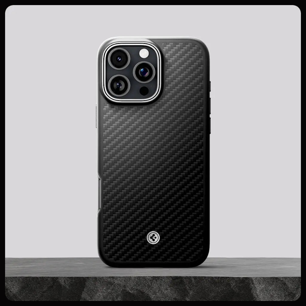 iPhone 16 Pro Max Case Enzo Aramid MagFit - Spigen Malaysia