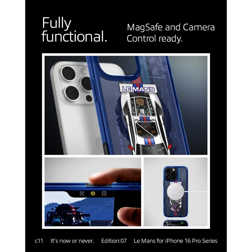 iPhone 16 Pro Max Case c11 Le Mans (MagFit + Camera Control) - Spigen Malaysia