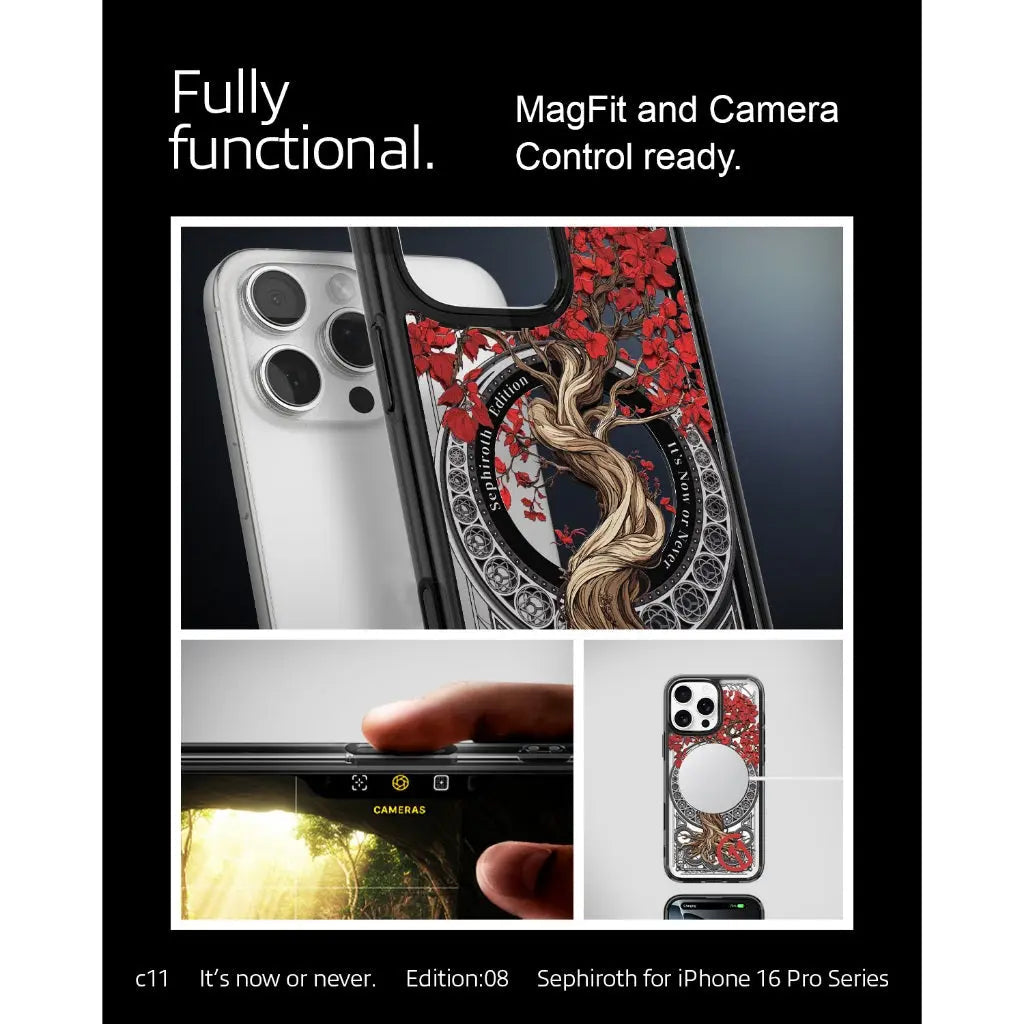 iPhone 16 Pro Max Case c11 Sephiroth (MagFit + Camera Control) - Spigen Malaysia