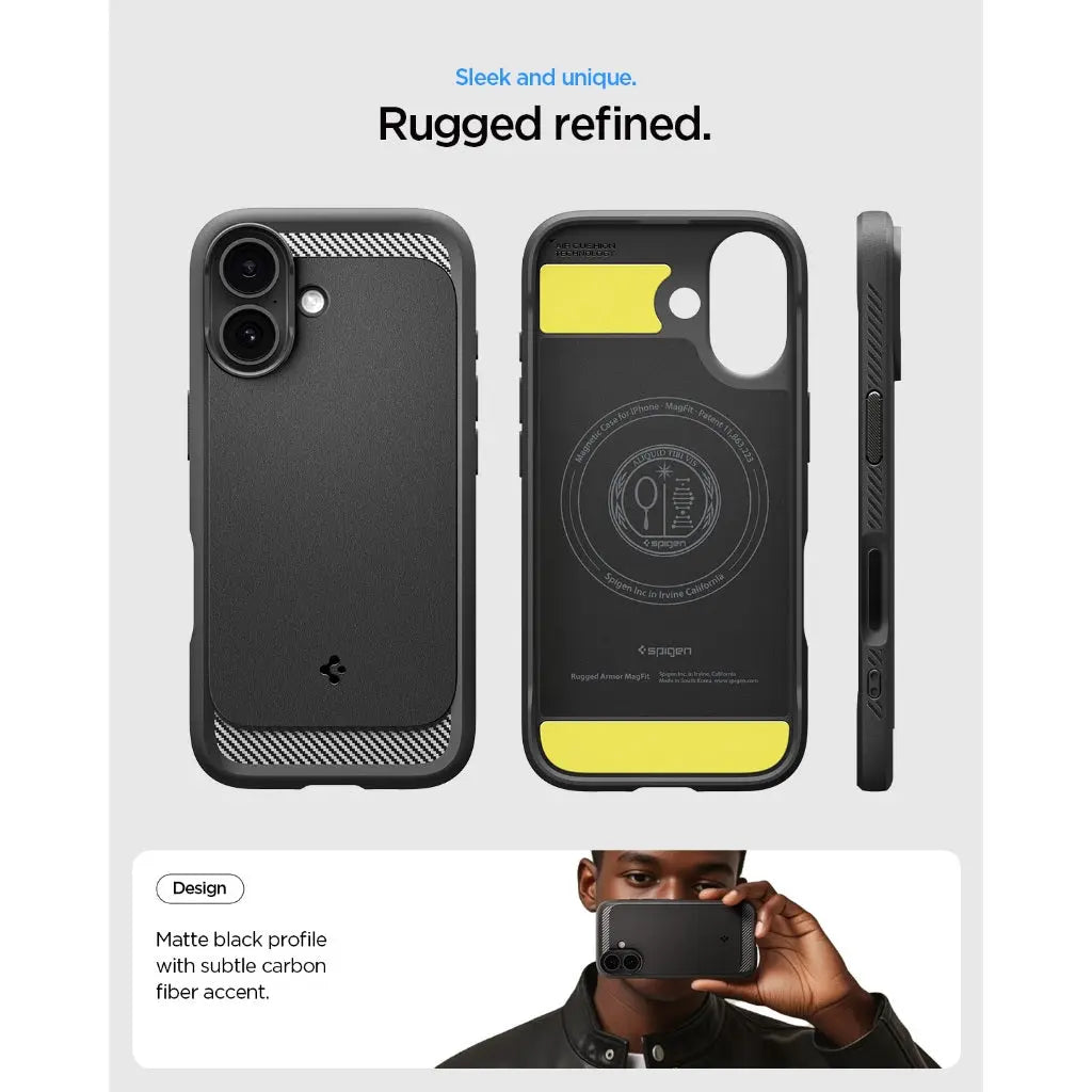 iPhone 17 Case Rugged Armor Magfit - Spigen Malaysia