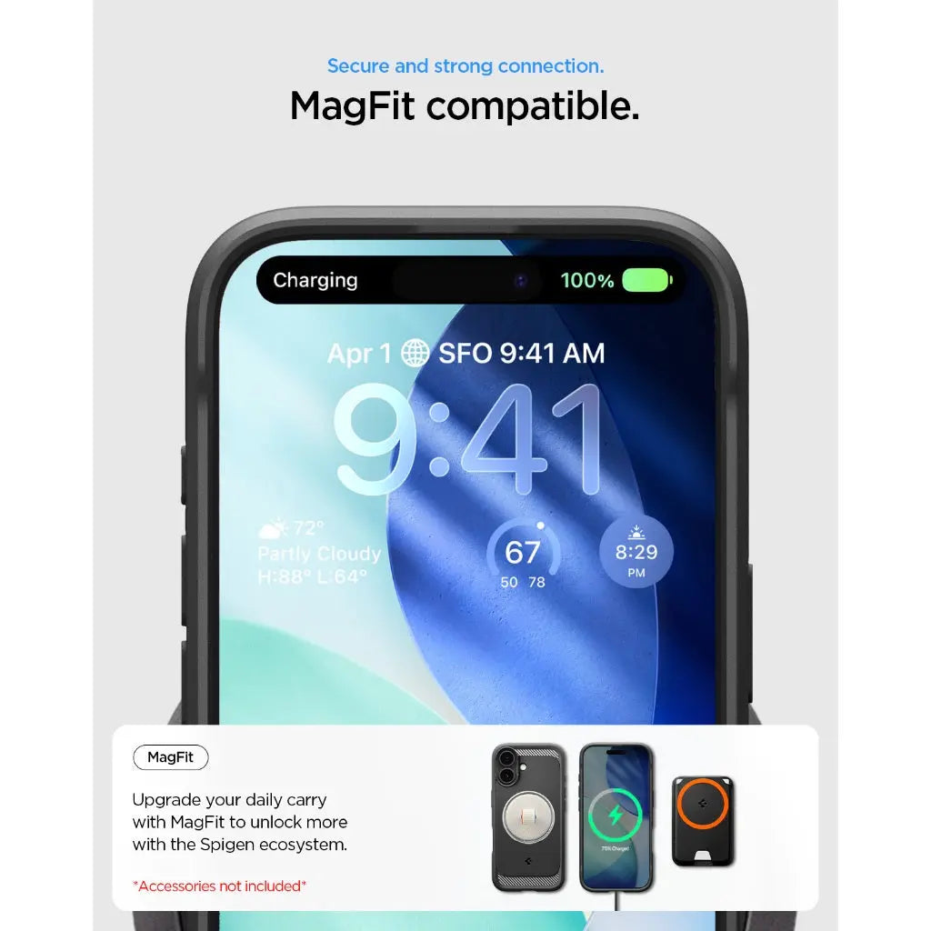 iPhone 17 Case Rugged Armor Magfit - Spigen Malaysia