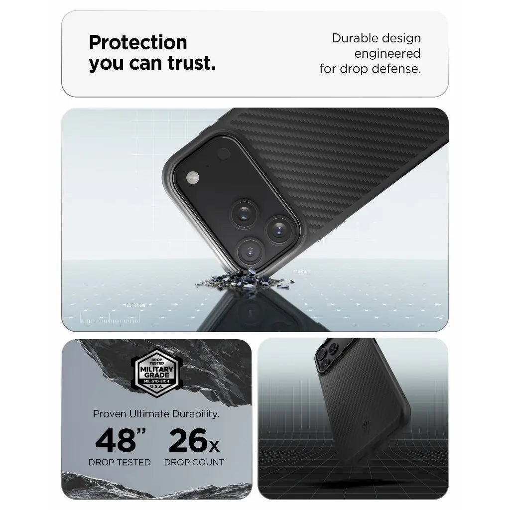 iPhone 17 Pro Case Enzo Aramid T MagFit - Spigen Malaysia