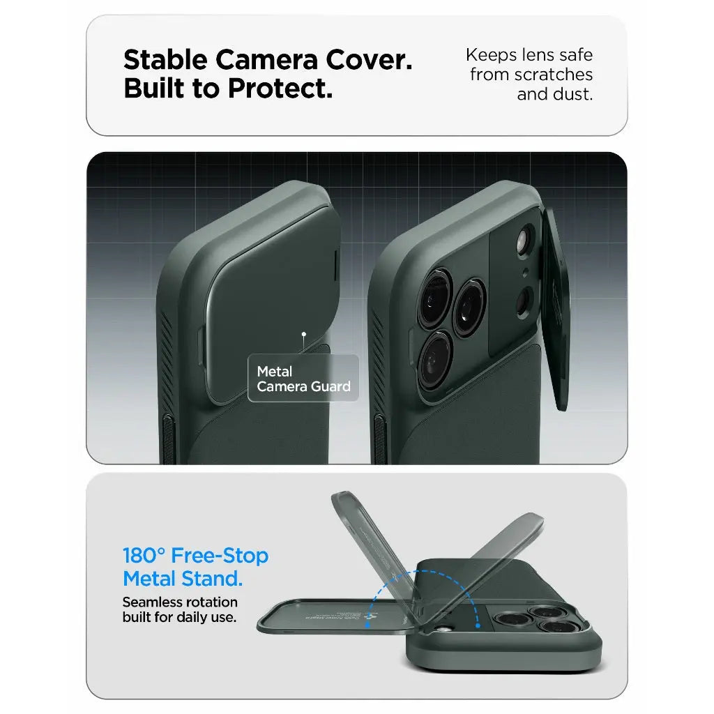 iPhone 17 Pro Case Optik Armor MagFit - Spigen Malaysia