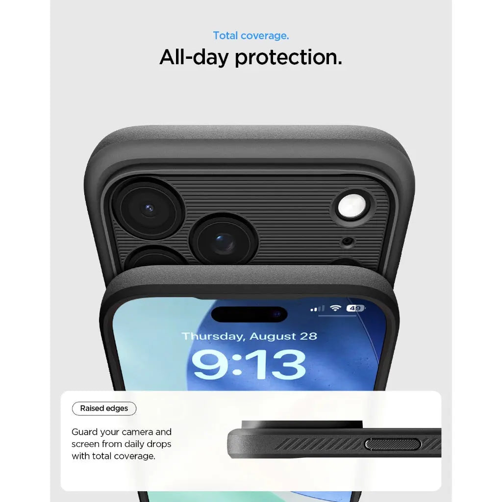 iPhone 17 Pro Case Rugged Armor MagFit - Spigen Malaysia