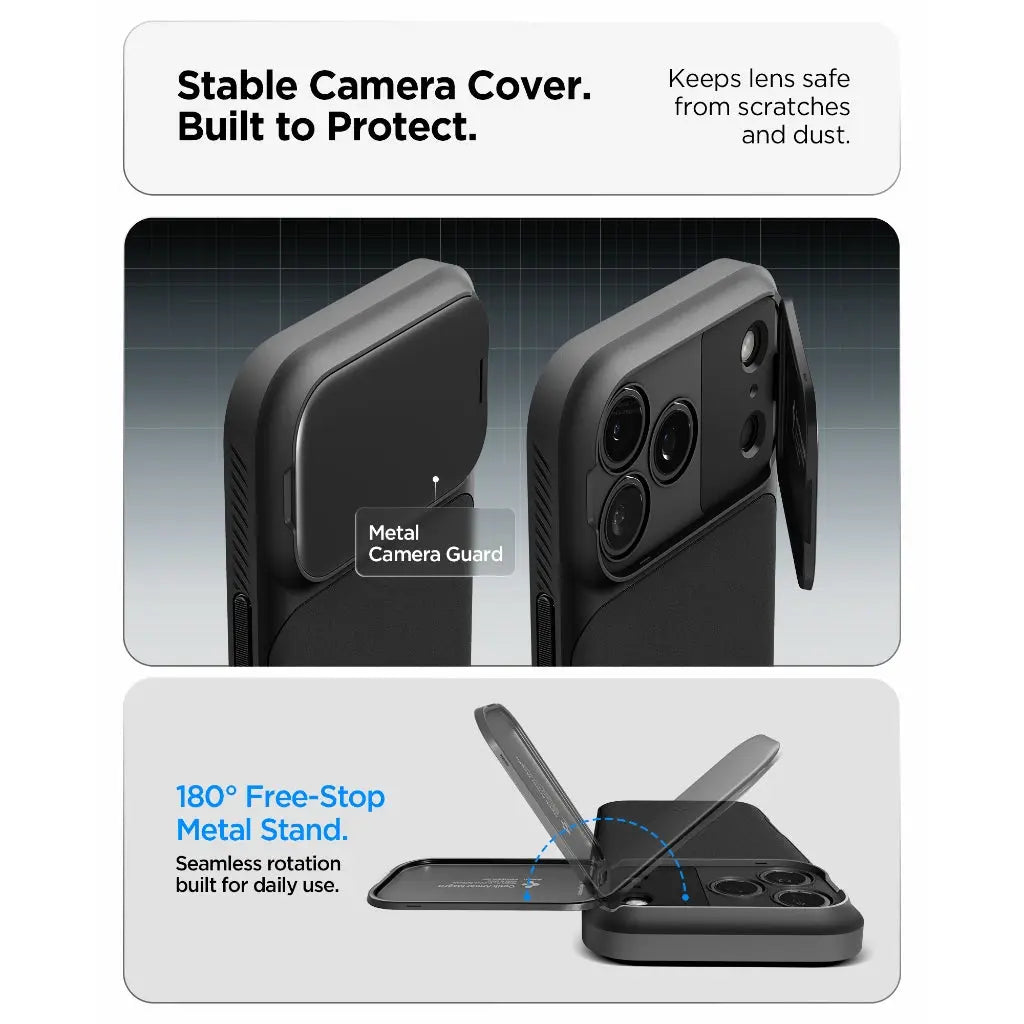 iPhone 17 Pro Max Case Optik Armor MagFit - Spigen Malaysia