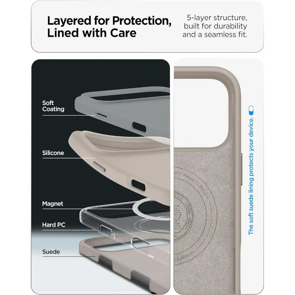 iPhone 17 Pro Max Case 6.9" Silicone Fit MagFit - Spigen Malaysia