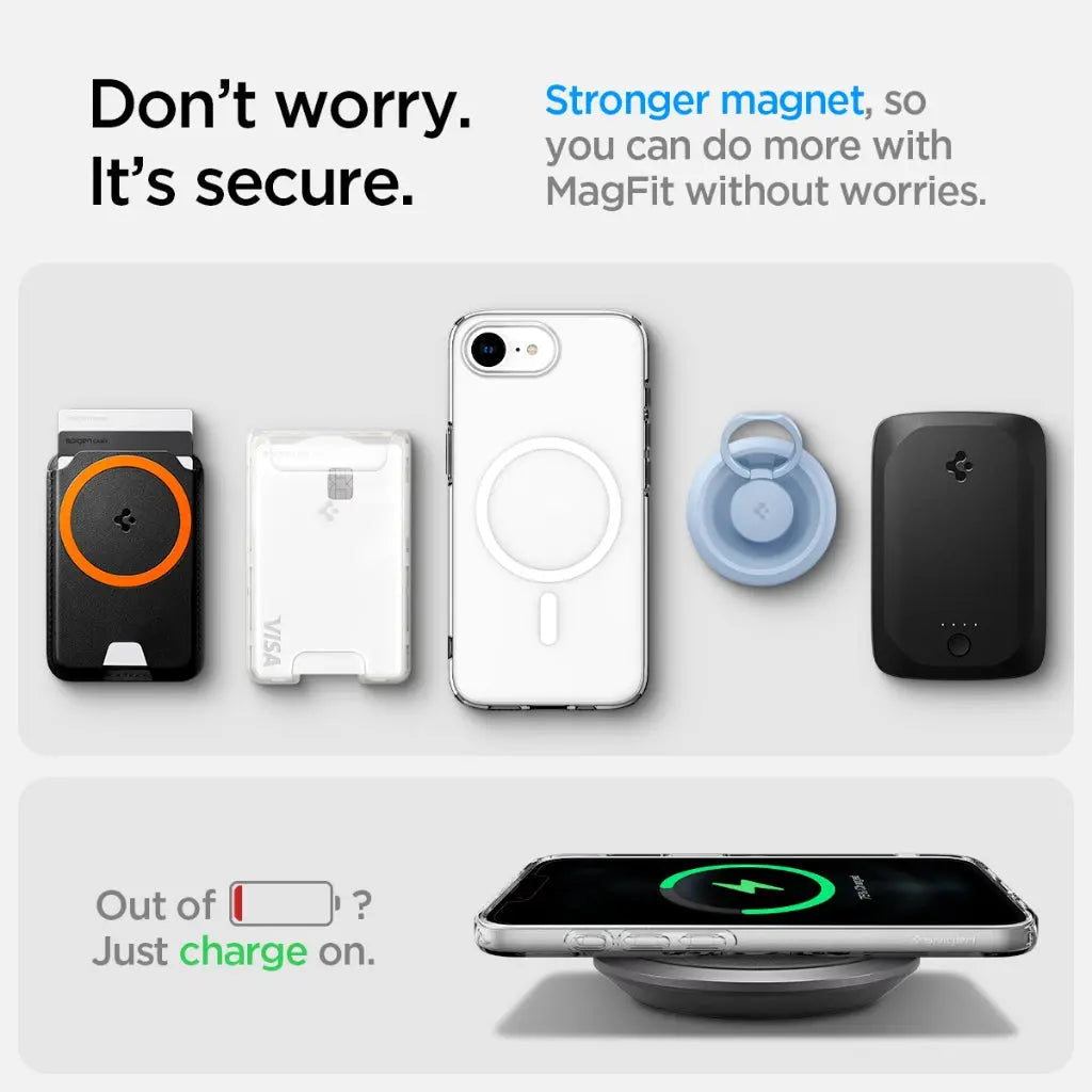 iPhone 16e Case (2025) Liquid Crystal MagFit / Crystal Flex MagFit - Spigen Malaysia