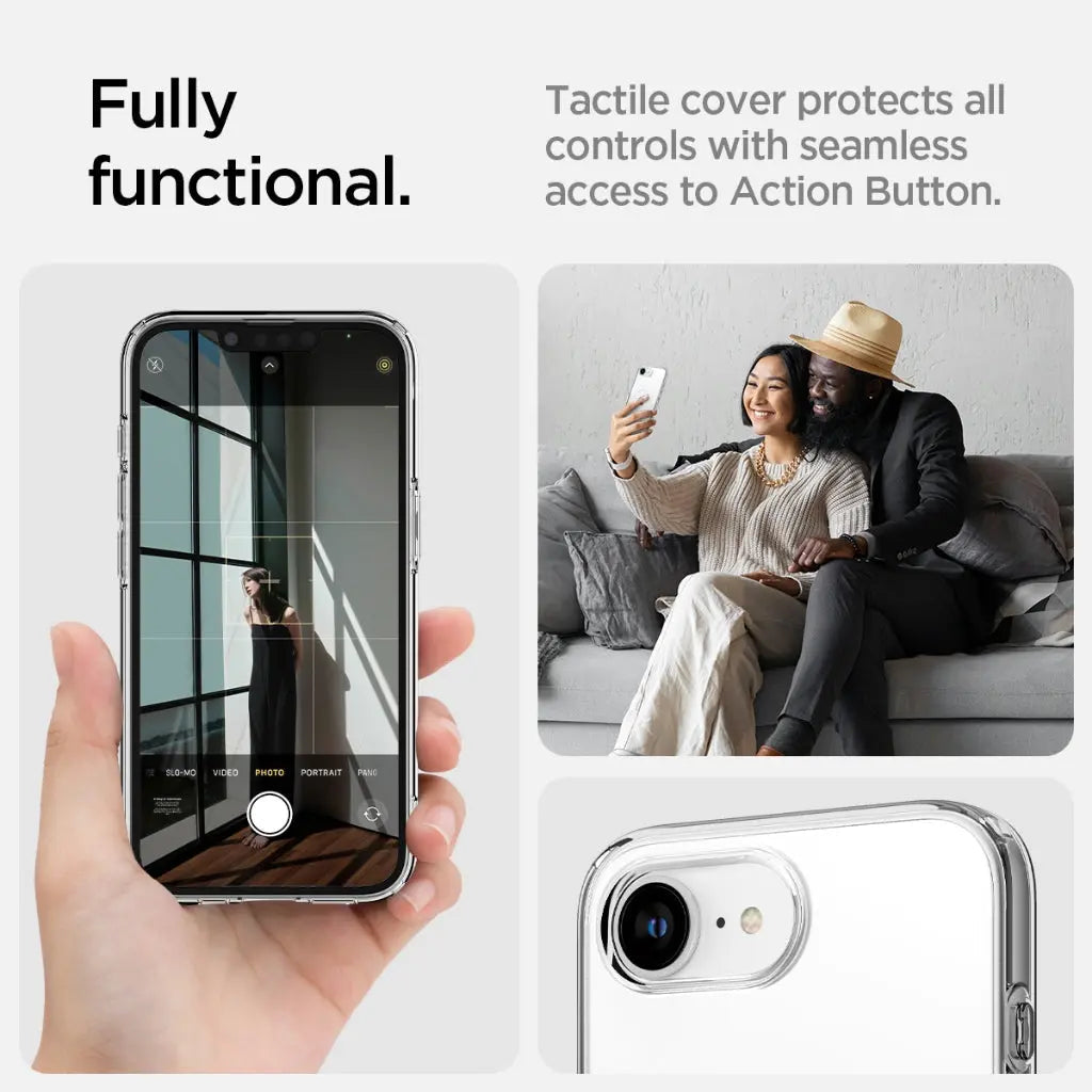 iPhone 16e Case (2025) Liquid Crystal MagFit / Crystal Flex MagFit - Spigen Malaysia