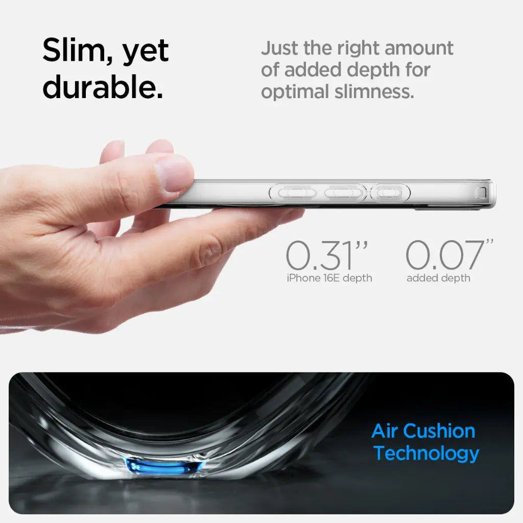 iPhone 16e Case (2025) Liquid Crystal MagFit / Crystal Flex MagFit - Spigen Malaysia