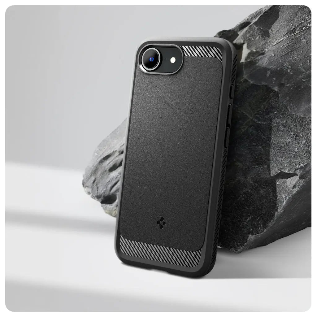 iPhone 16e Case (2025) Rugged Armor MagFit - Spigen Malaysia