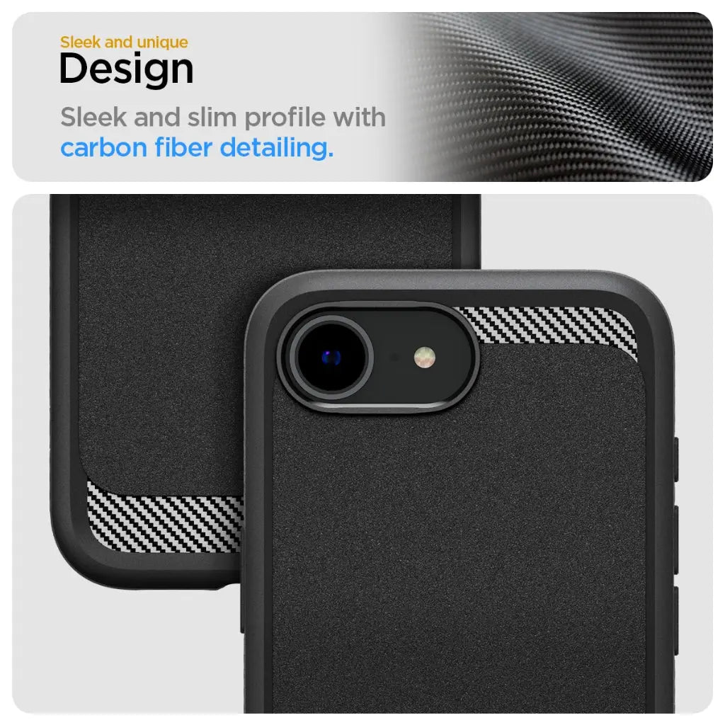 iPhone 16e Case (2025) Rugged Armor MagFit - Spigen Malaysia