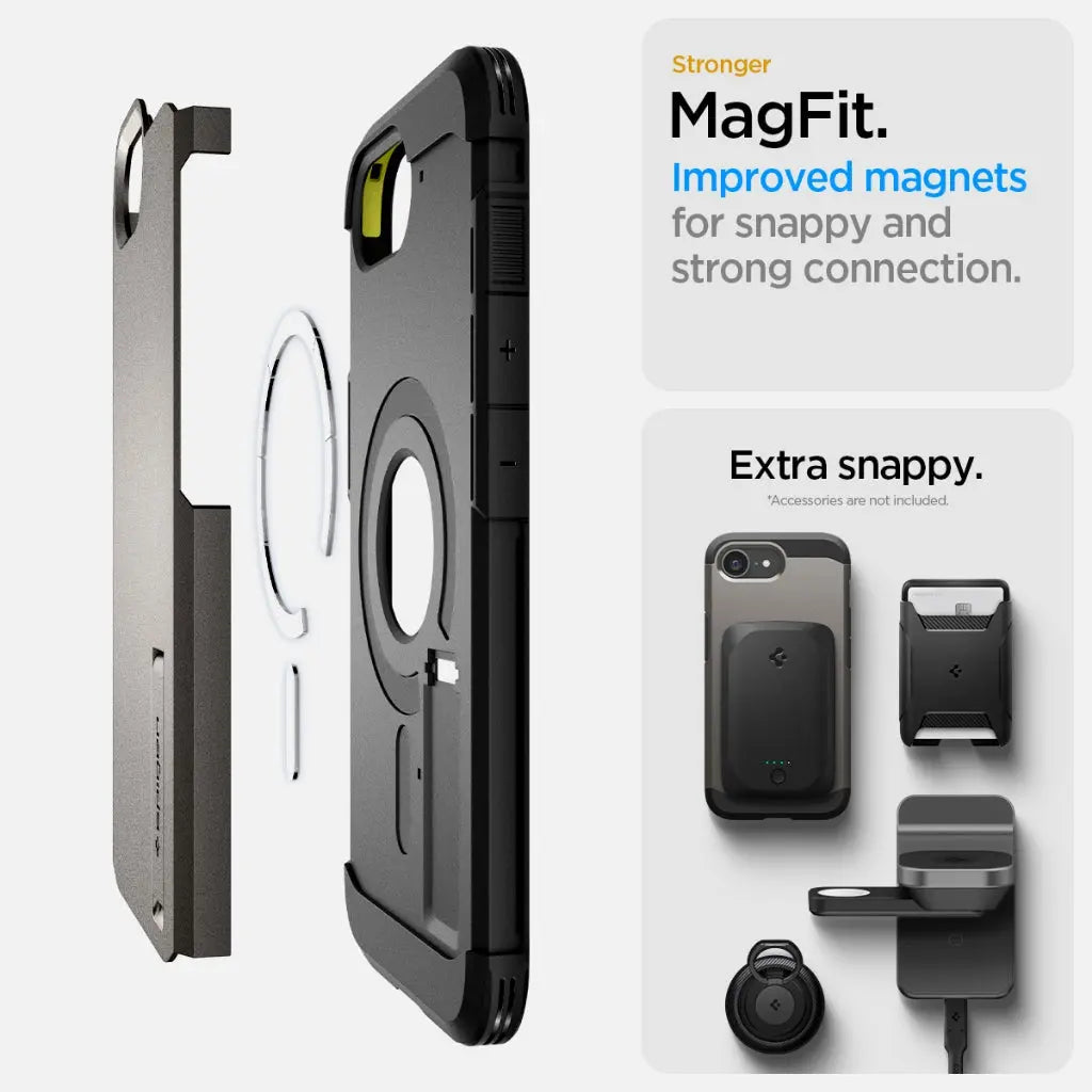 iPhone 16e Case (2025) Tough Armor MagFit - Spigen Malaysia