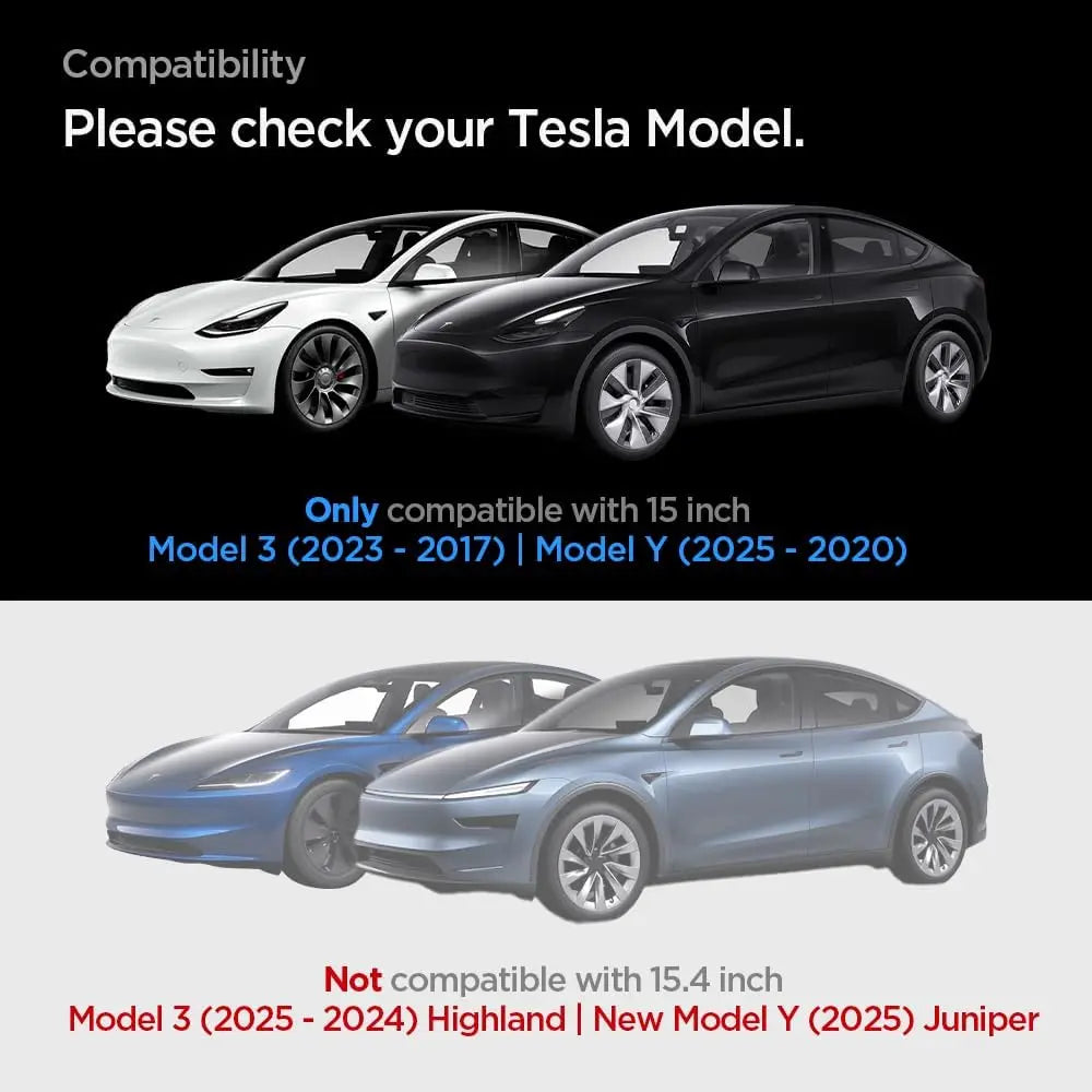 Tesla Model 3 / Y Screen Protector EZ Fit Glas.tR Matte - Spigen Malaysia