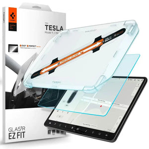 Tesla Model 3 / Y Screen Protector EZ Fit Glas.tR Matte - Spigen Malaysia