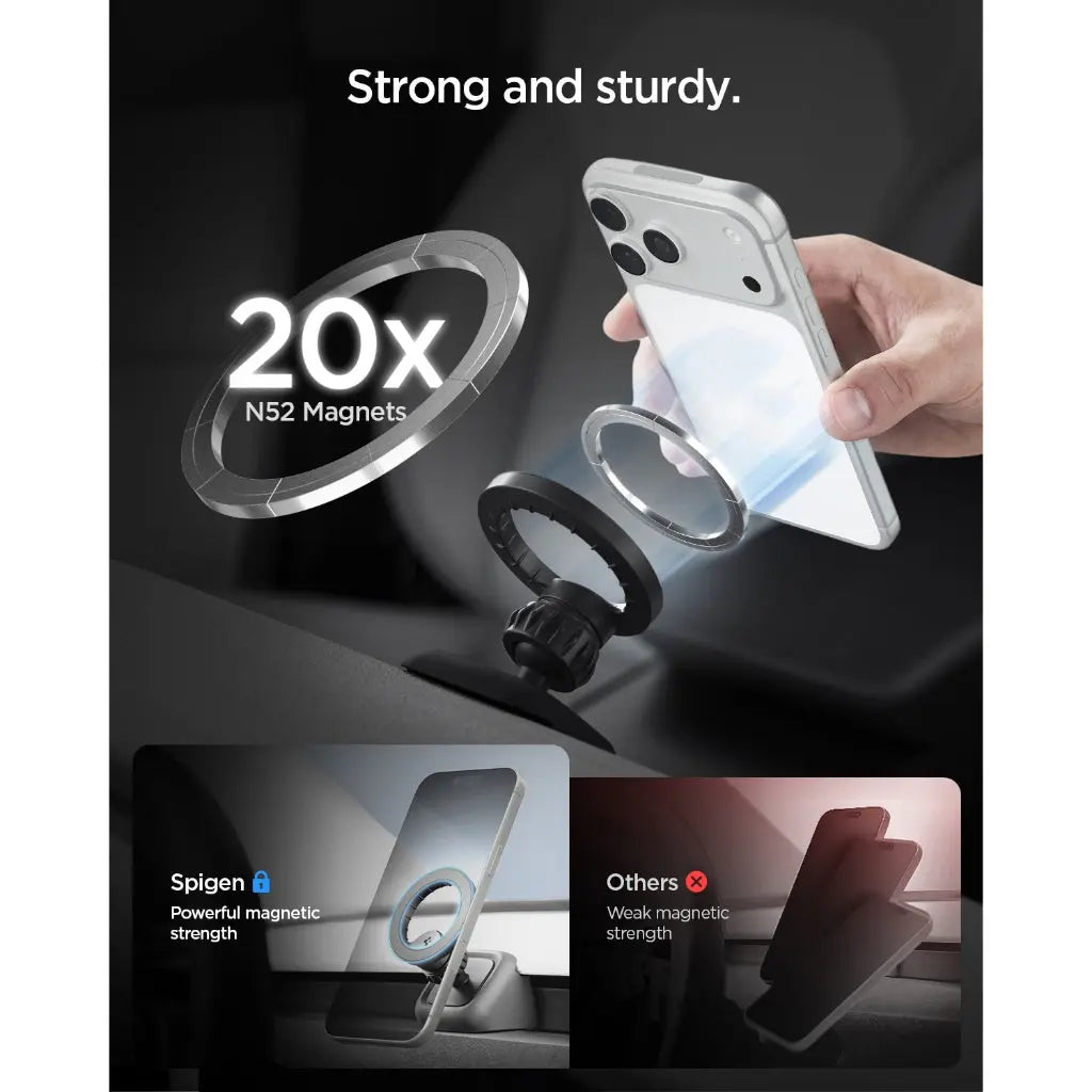 Tesla Model Y Juniper / Model 3 Highland Air Vent Magnetic Car Mount - Spigen Malaysia