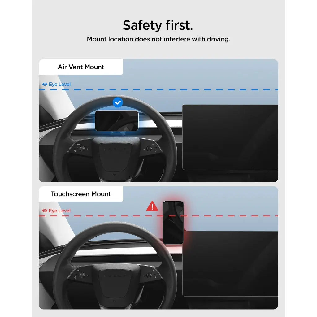 Tesla Model Y Juniper / Model 3 Highland Air Vent Magnetic Car Mount - Spigen Malaysia