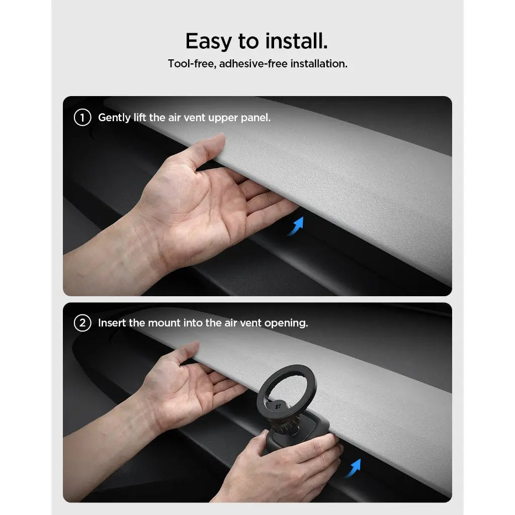 Tesla Model Y Juniper / Model 3 Highland Air Vent Magnetic Car Mount - Spigen Malaysia