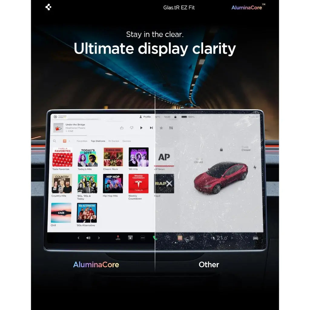 Tesla Model Y Juniper (2026) 16-inch Screen Protector EZ Fit - Spigen Malaysia