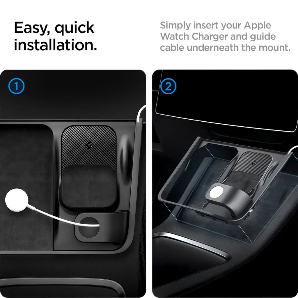 Tesla Model Y (2021-2024) & Model 3 (2021-2023) 3-in-1 Organizer Mount - Spigen Malaysia