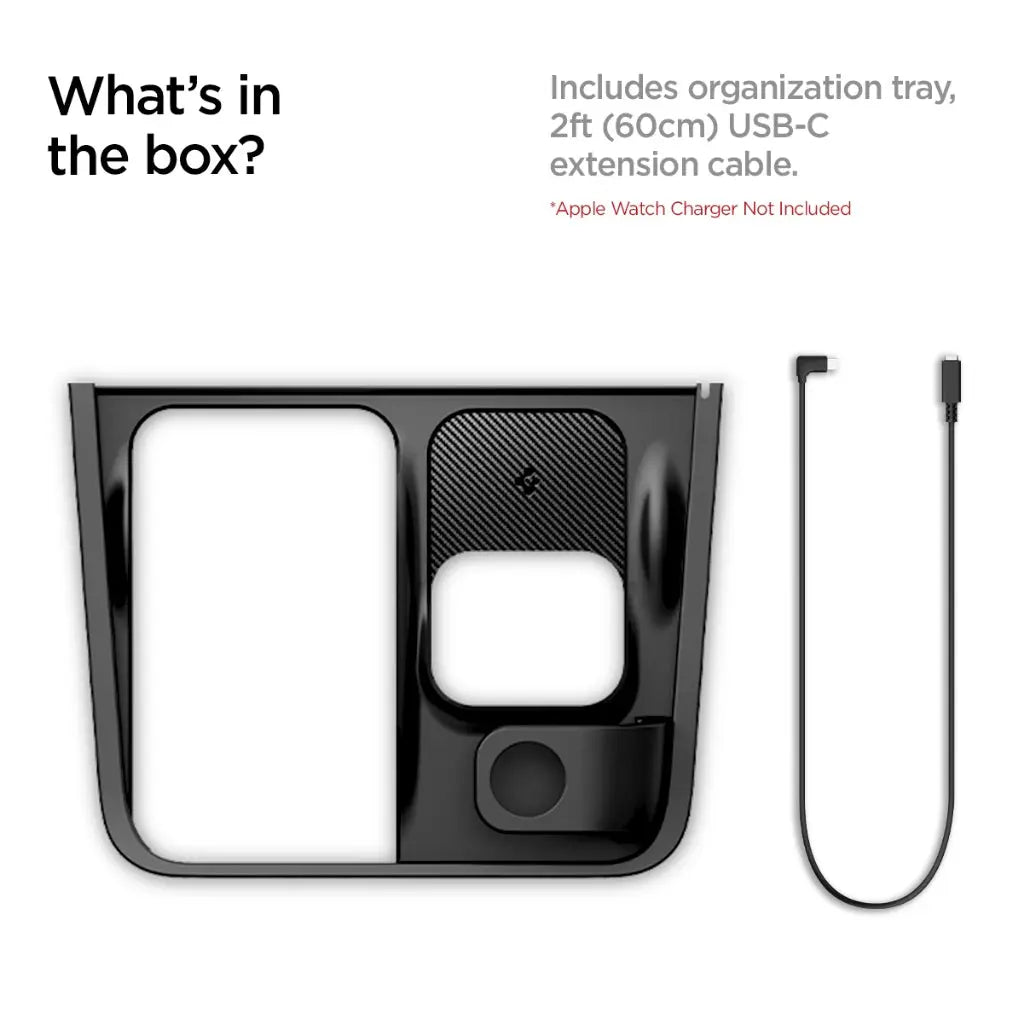 Tesla Model Y (2021-2024) & Model 3 (2021-2023) 3-in-1 Organizer Mount - Spigen Malaysia