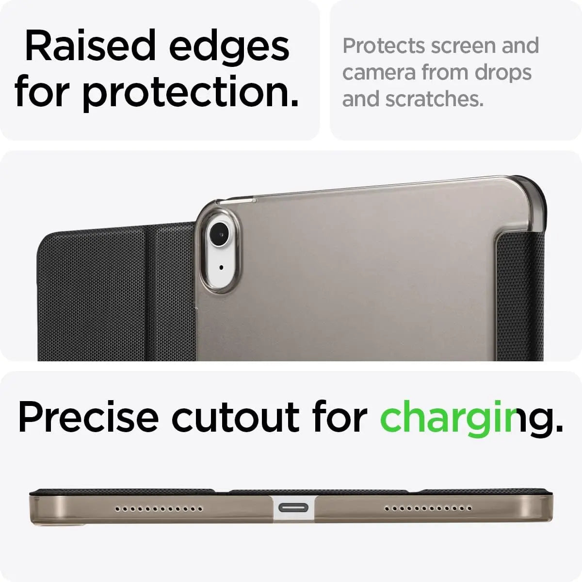 iPad 11" (2025) / iPad 10.9" (2022) Case Liquid Air Folio - Spigen Malaysia