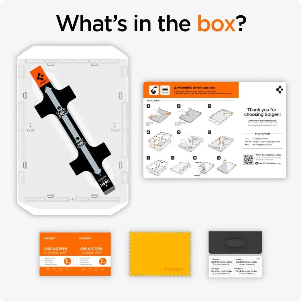 iPad 11" (2025) / iPad 10.9" (2022) Screen Protector Glas.tR EZ Fit - Spigen Malaysia