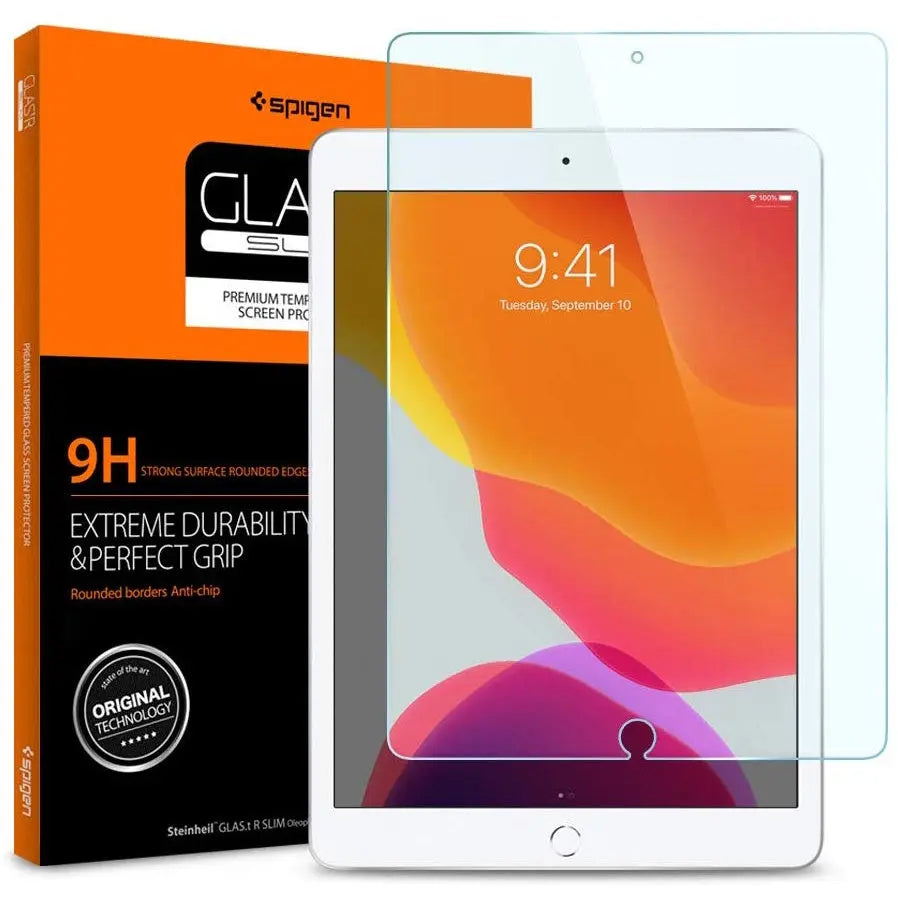 iPad 10.2" 9th Gen (2021) / iPad 8th Gen (2020) / iPad 10.2" / iPad 7th Gen Screen Protector GLAS.tR Slim - Spigen Malaysia