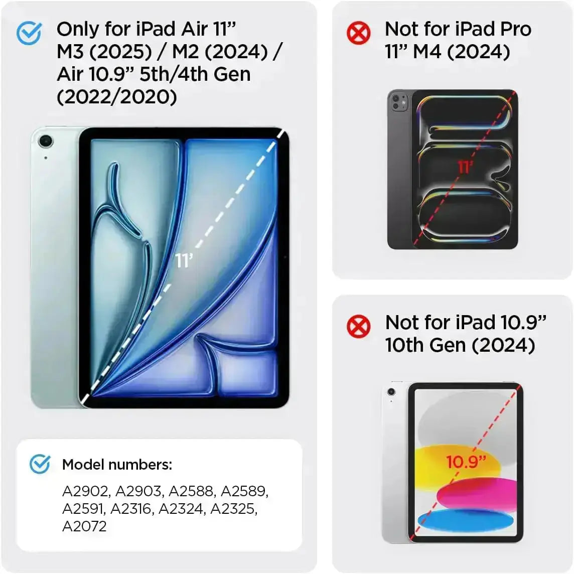 iPad Air 11" (2025 / 2024) / iPad Air 10.9" (2022/2020) Case Liquid Air Folio - Spigen Malaysia