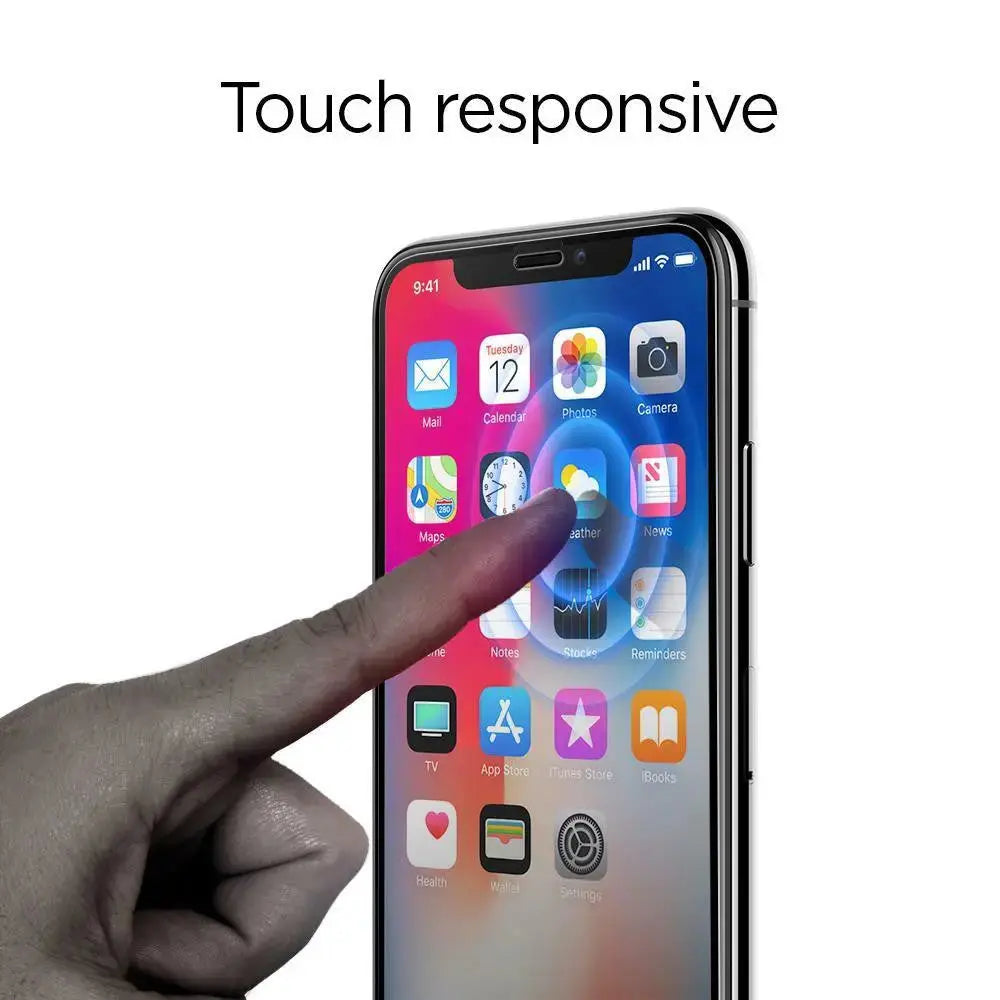 [2 Pack] iPhone XS Max / iPhone 11 Pro Max Screen Protector  Full Coverage HD Tempered Glass - Spigen Malaysia