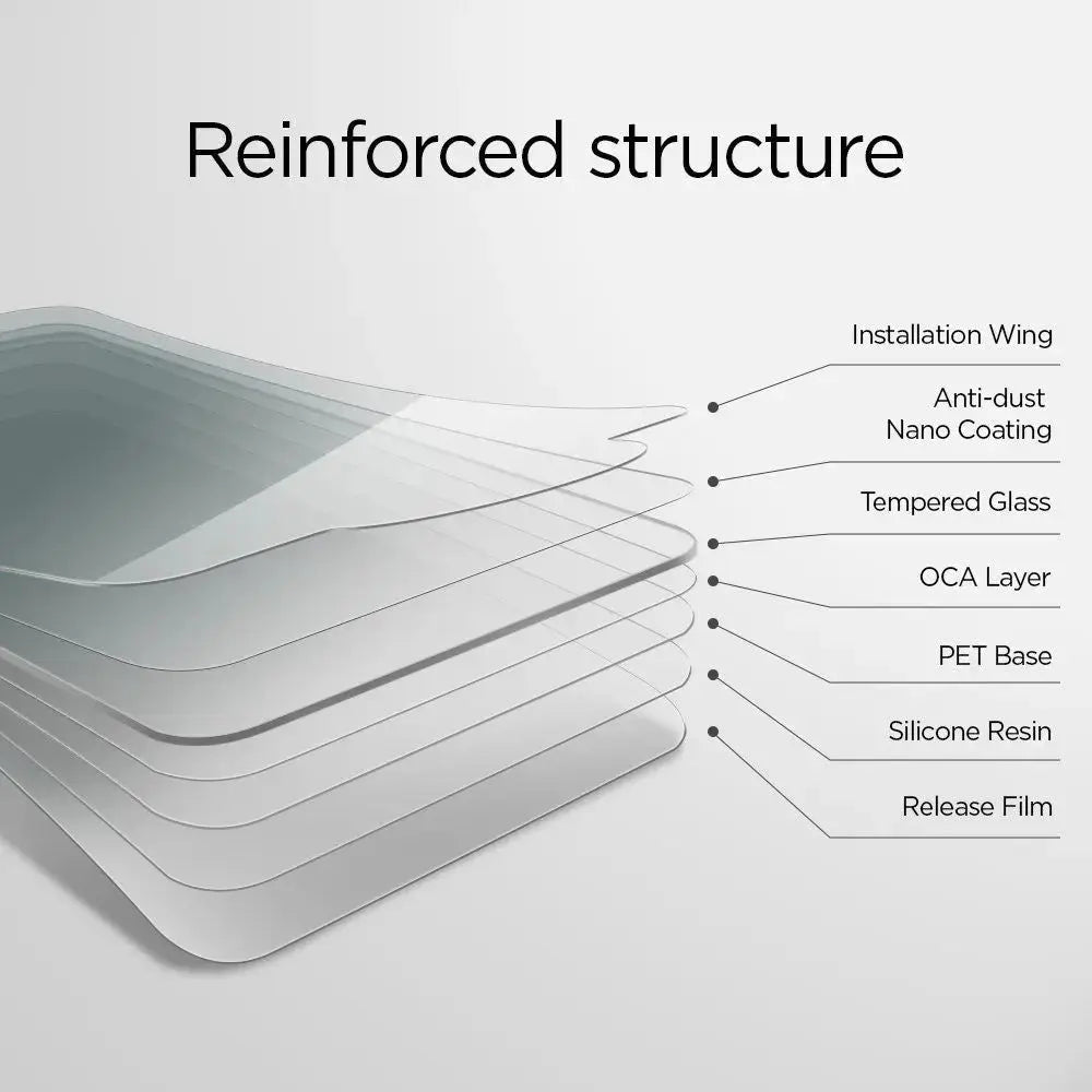 [2 Pack] iPhone XS Max / iPhone 11 Pro Max Screen Protector Glas.tR SLIM HD - Spigen Malaysia